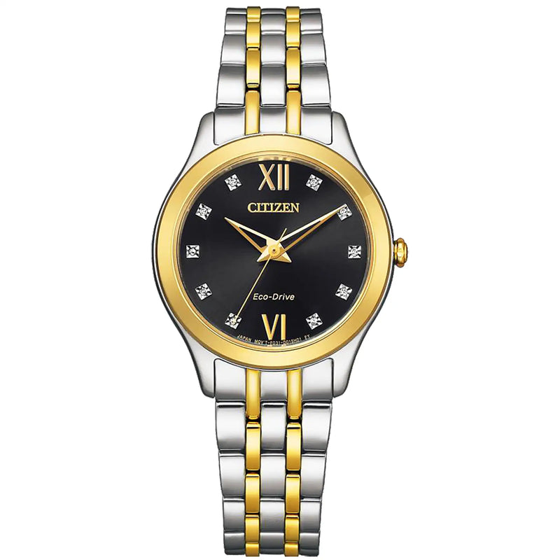 Ladies Eco-Drive Silhouette Diamond 26mm