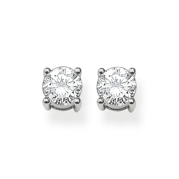 Thomas Sabo Classic Silver Zirconia Ear Studs