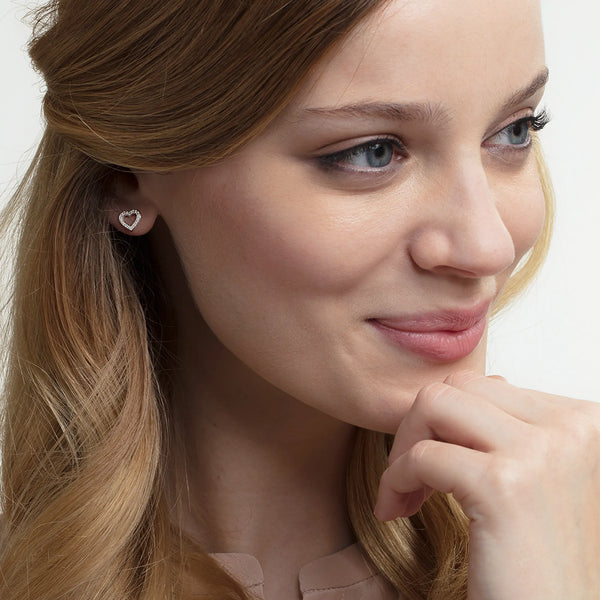 Thomas Sabo Silver Heart Ear Studs