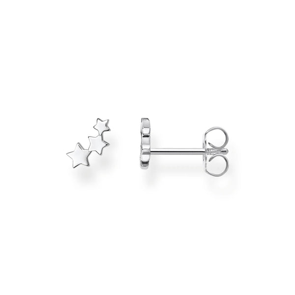 Thomas Sabo Silver Triple Star Single Ear Stud