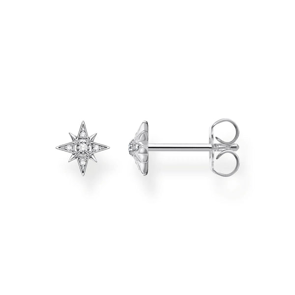 Thomas Sabo Silver Star Single Ear Stud with Zirconia