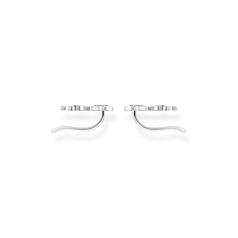 Thomas Sabo Silver Star Ear Climbers with Zirconia