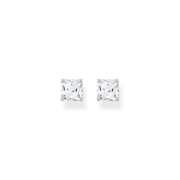 Thomas Sabo Silver Square Zirconia Ear Studs