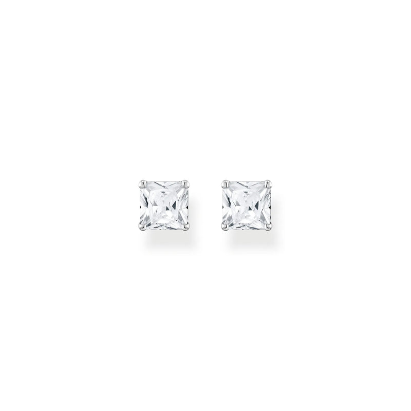 Thomas Sabo Silver Square Zirconia Ear Studs