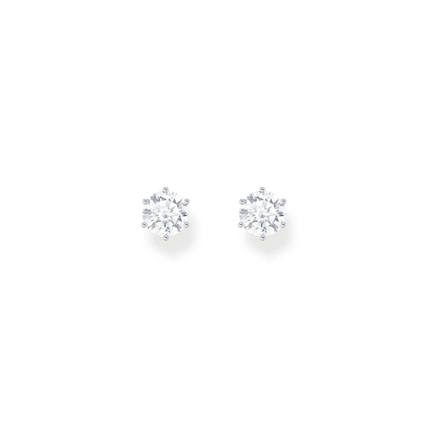 Thomas Sabo Silver Brilliant-Cut Ear Studs