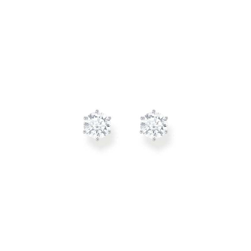 Thomas Sabo Silver Brilliant-Cut Ear Studs