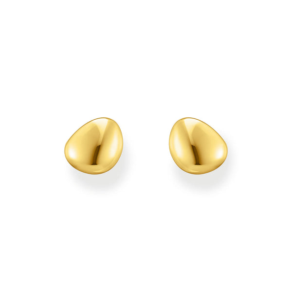 Thomas Sabo Gold-Plated Flat Organic Ear Studs