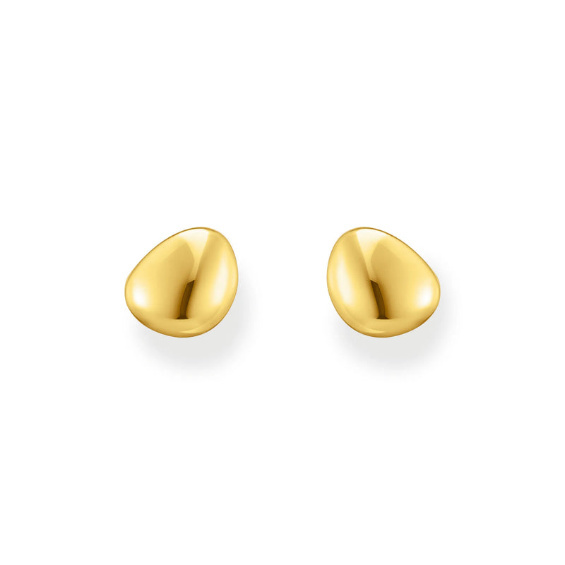 Thomas Sabo Gold-Plated Flat Organic Ear Studs