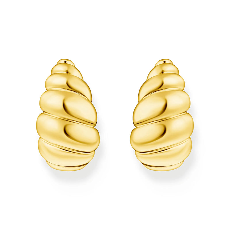 Thomas Sabo Gold-Plated Twisted Ear Studs