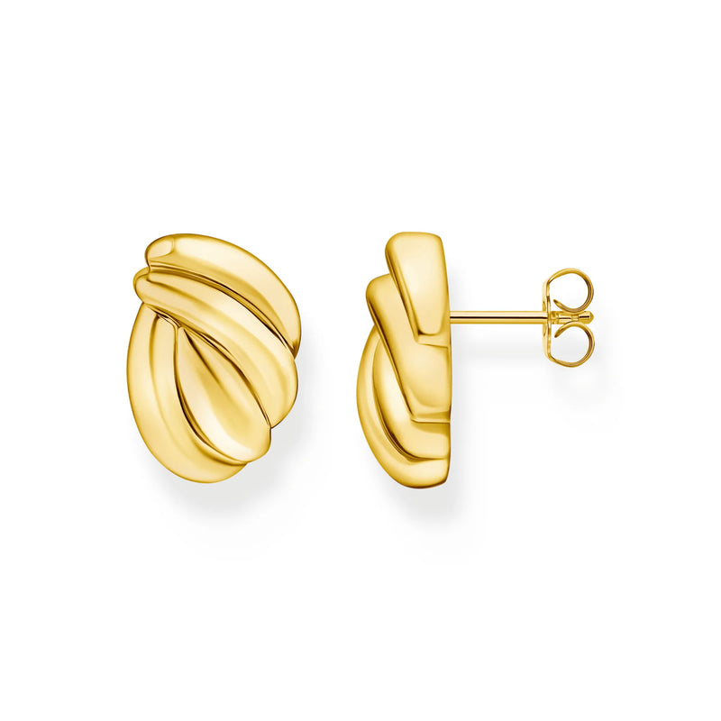 Thomas Sabo Gold-Plated Loop Ear Studs