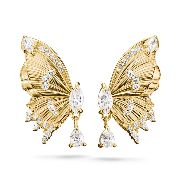 Thomas Sabo Gold-Plated Butterfly Paradise Ear Studs