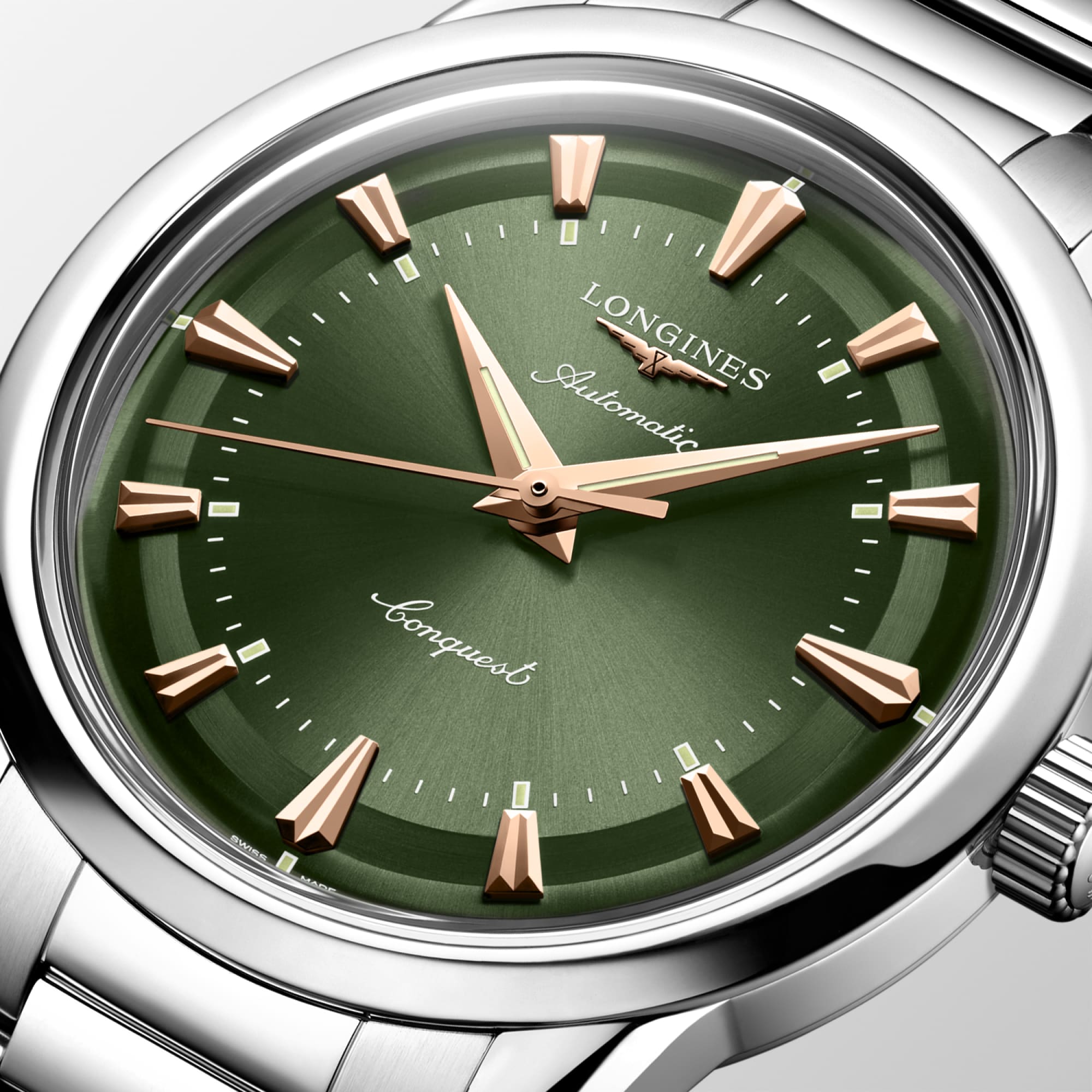 Longines Conquest Heritage 38mm Green Dial