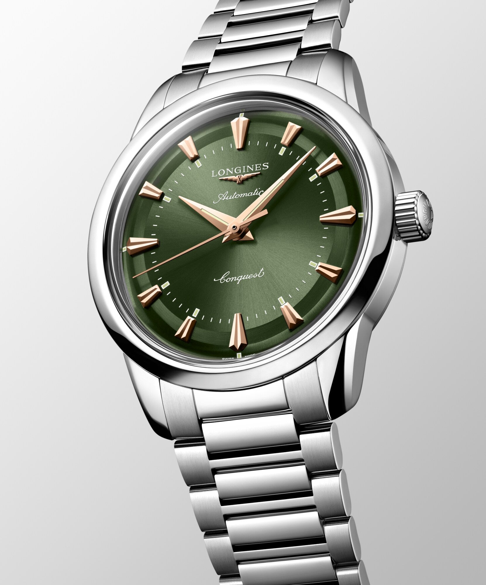 Longines Conquest Heritage 38mm Green Dial