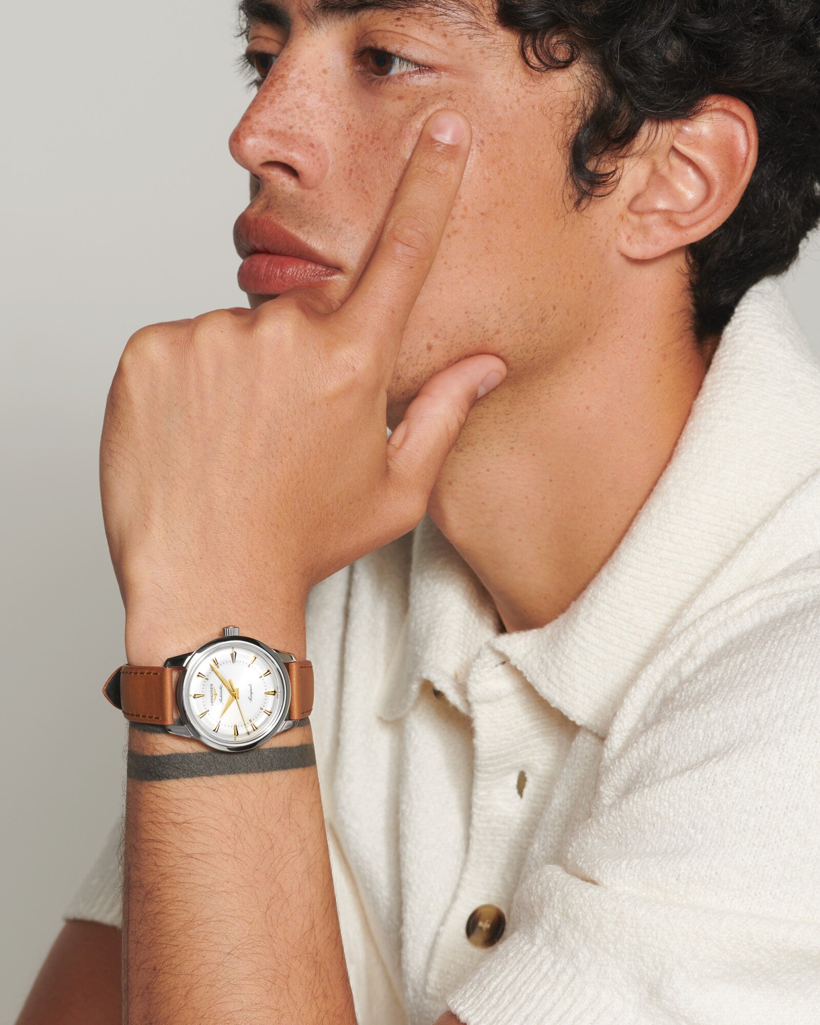 Longines Conquest Heritage 38mm Automatic Ivory Dial