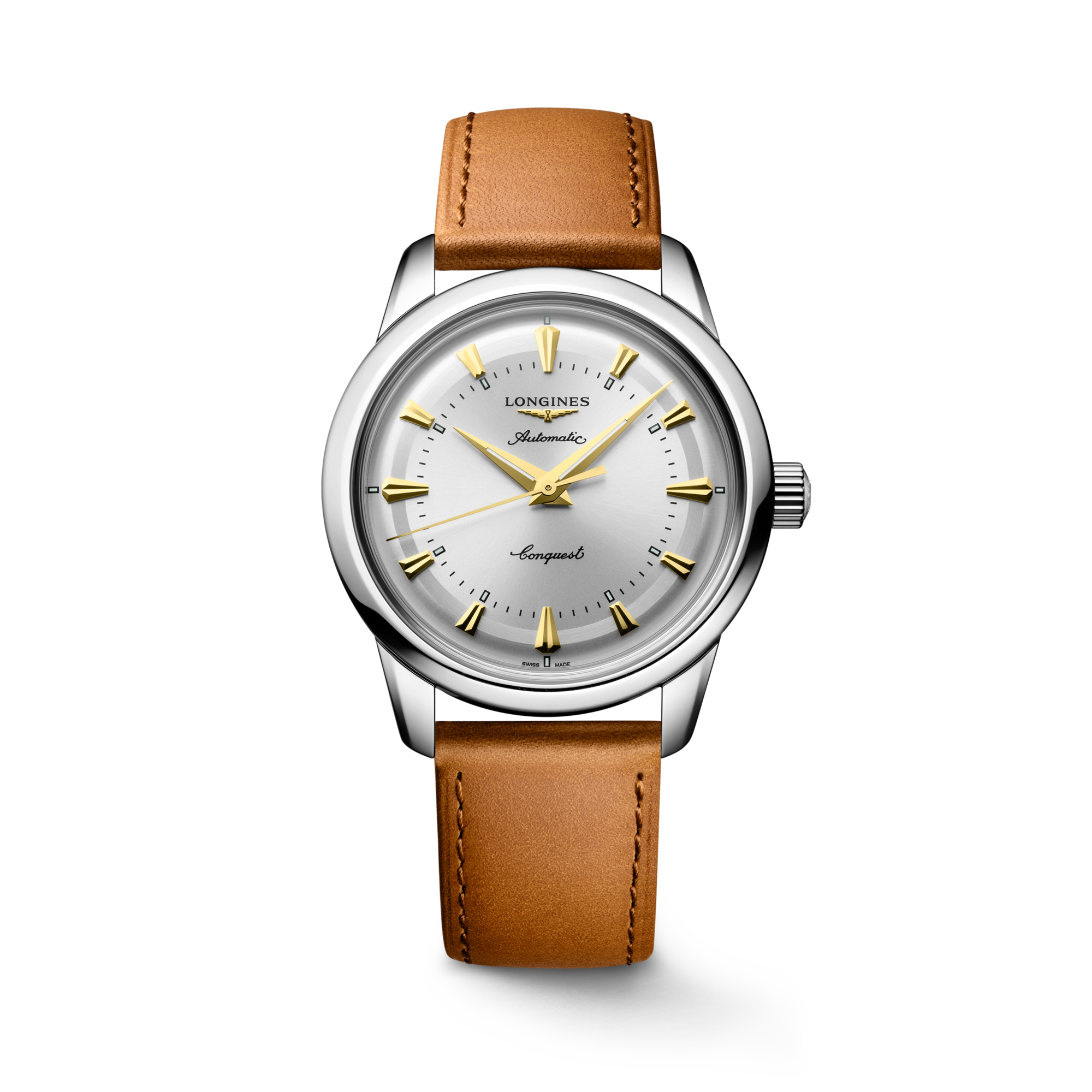 Longines Conquest Heritage 38mm Automatic Ivory Dial