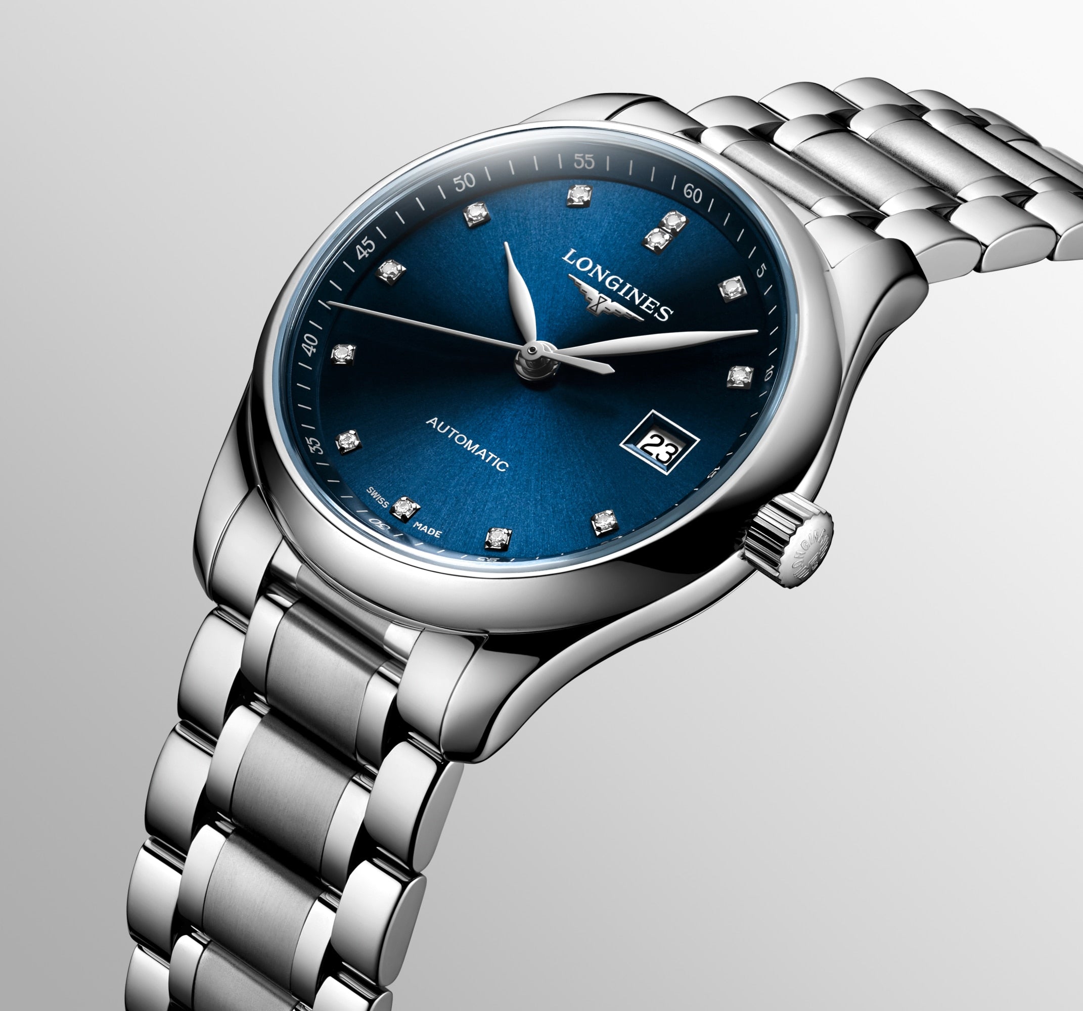 Longines Master Collection Ladies Sunray Blue 29mm