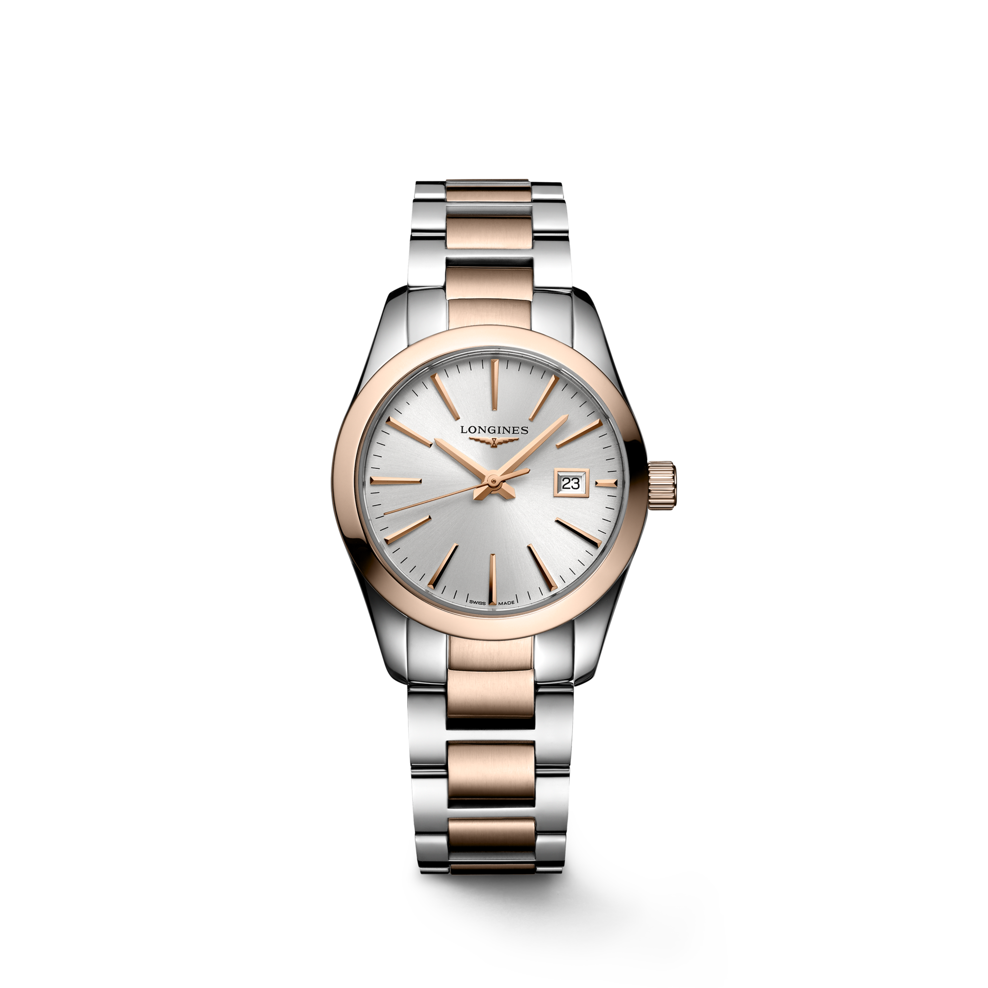 Longines Conquest Classic Ladies Silver Dial Watch