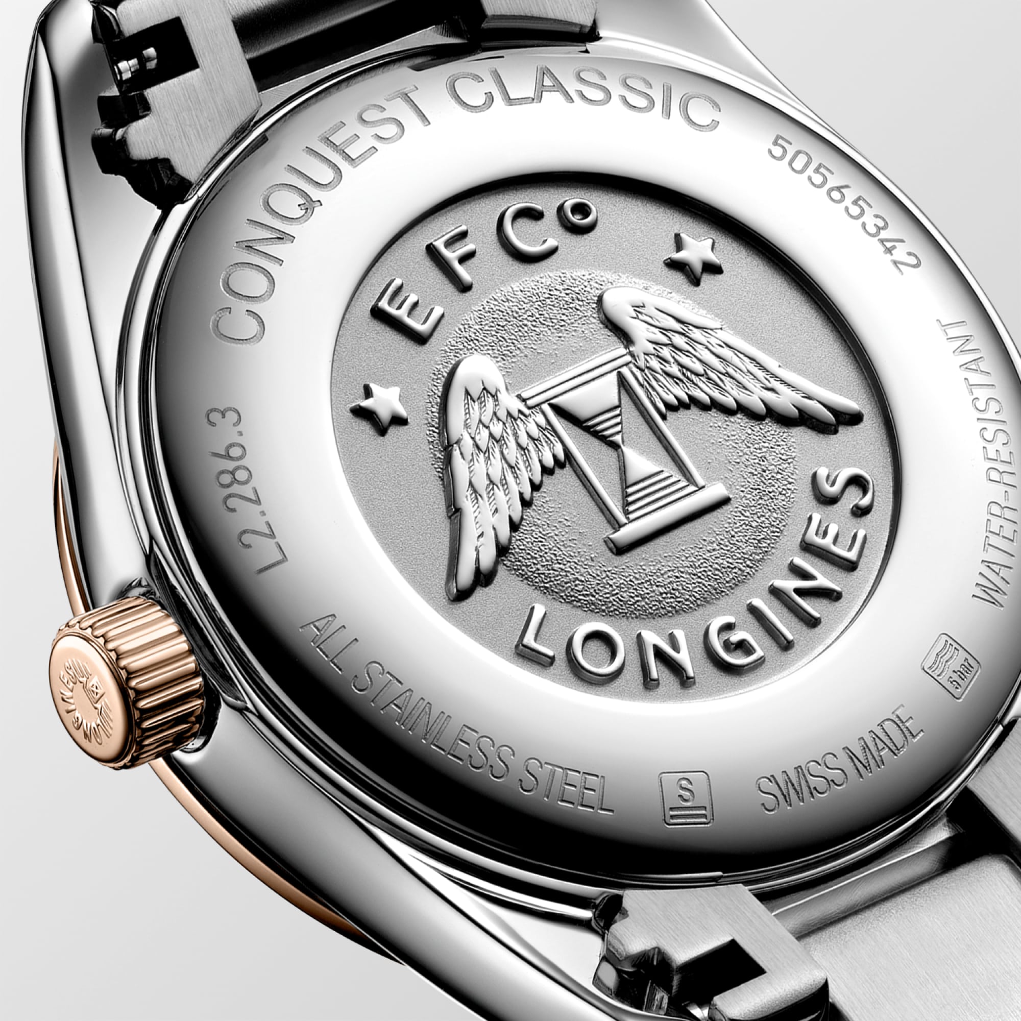 Longines Conquest Classic Ladies Silver Dial Watch