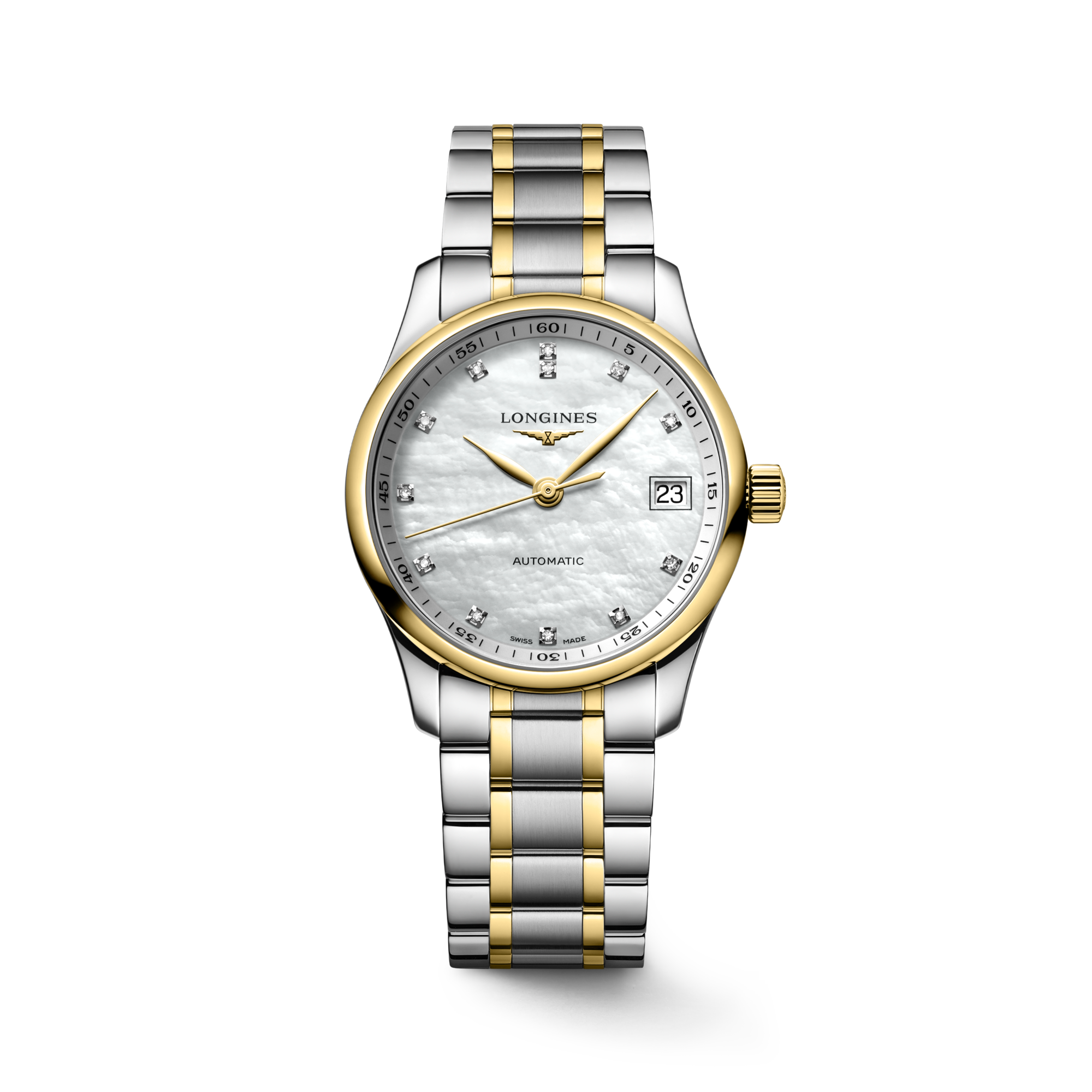 Longines Master Collection Mother-of-Pearl & Gold Watch