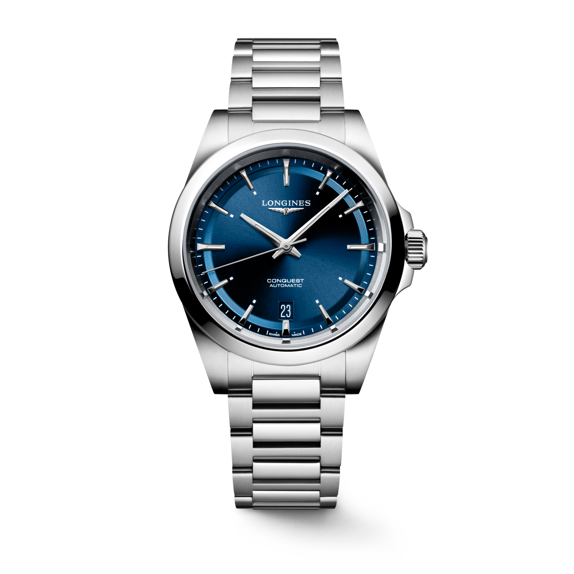 Longines Conquest 38mm Sunray Blue Automatic Watch
