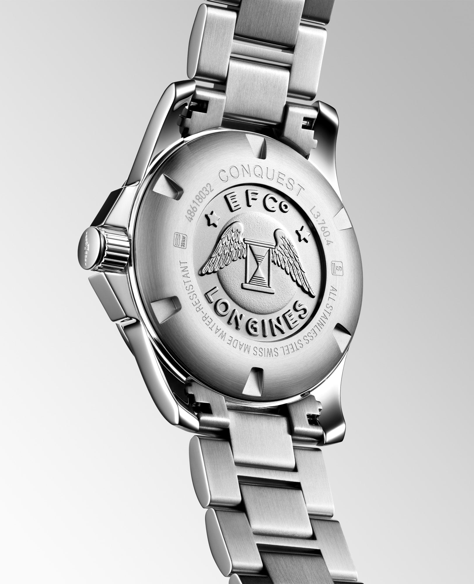 Longines Conquest 43mm Sunray Silver Watch