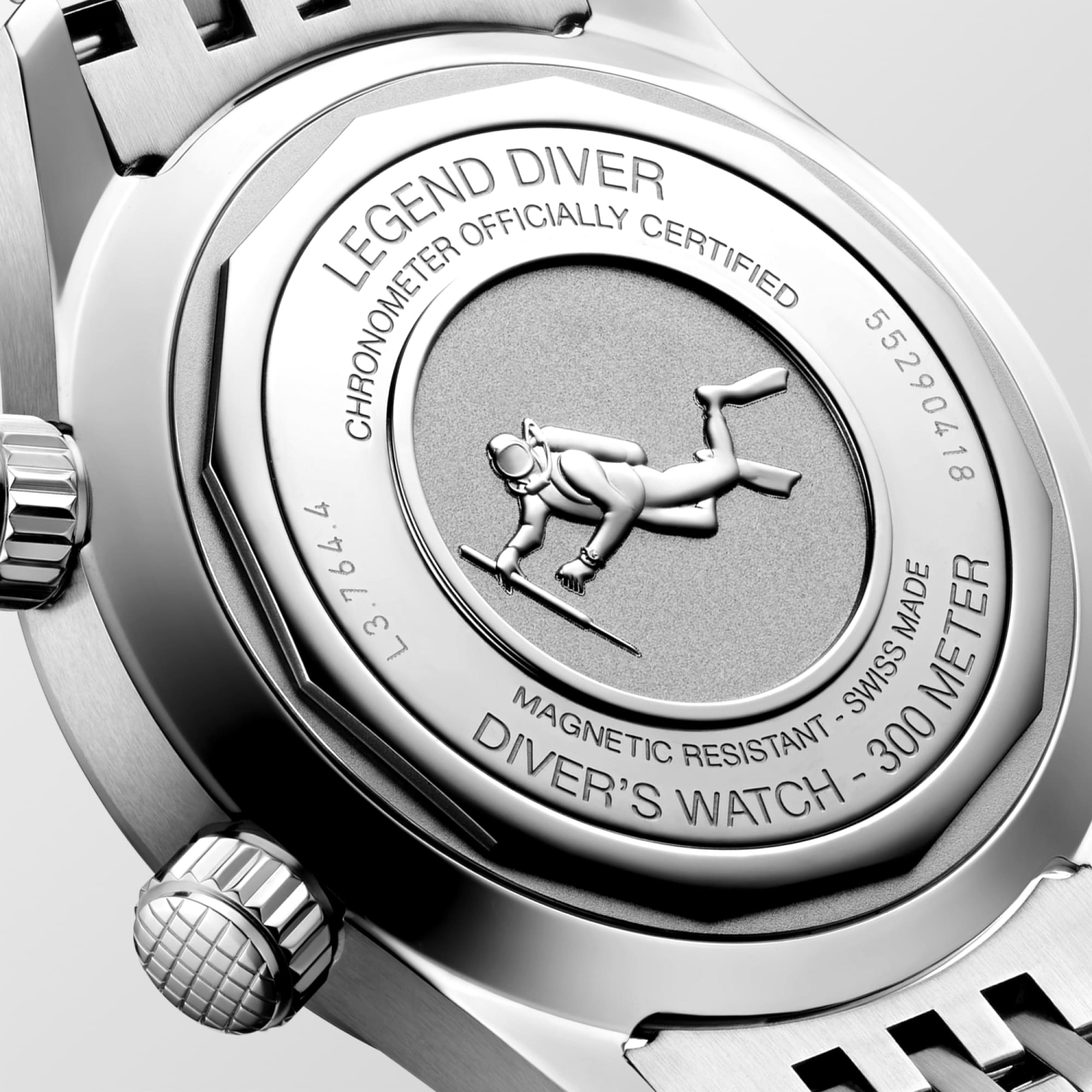 Longines Legend Diver 39mm Green Lacquered Watch