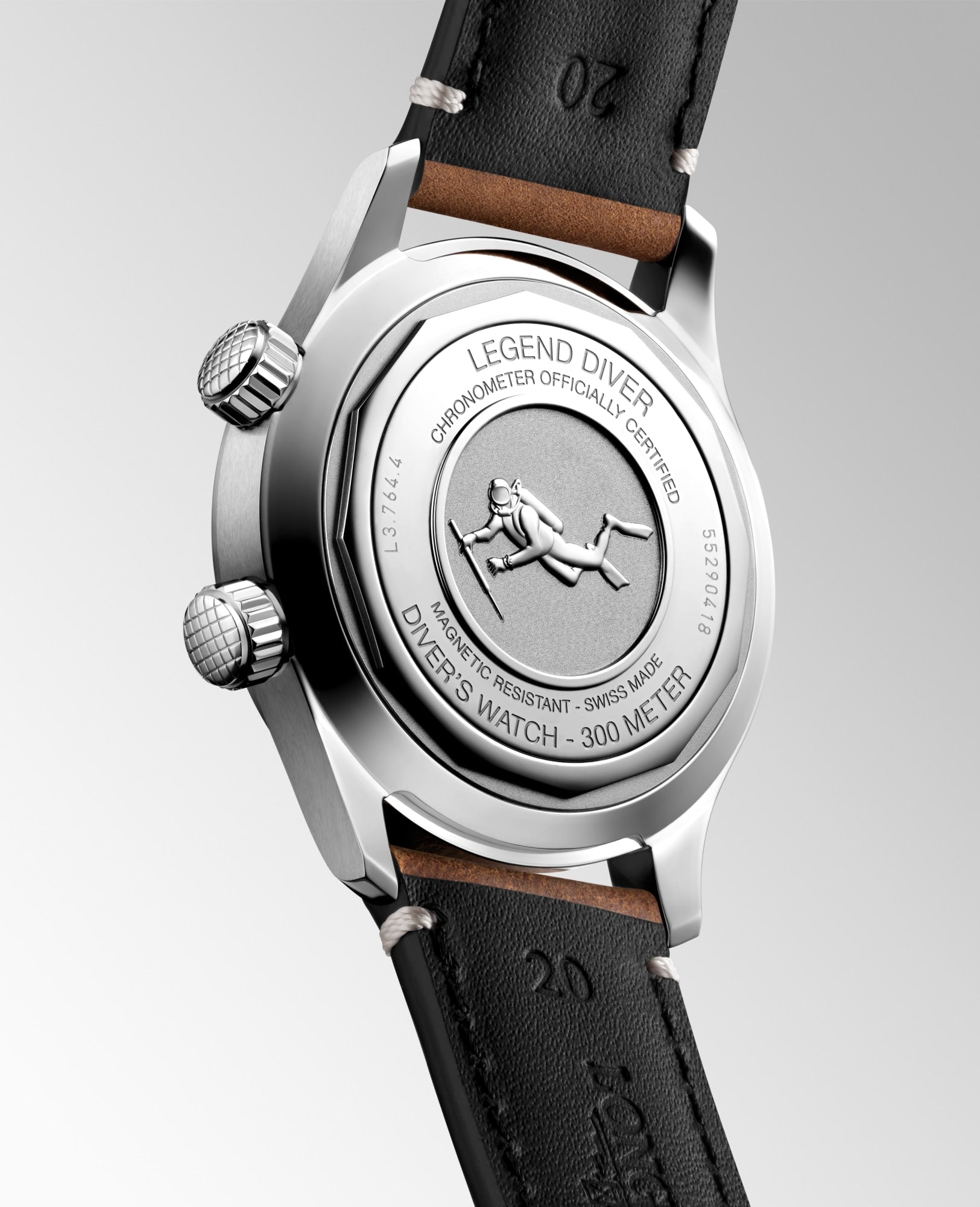 Longines Heritage Legend Diver 39mm Black Dial