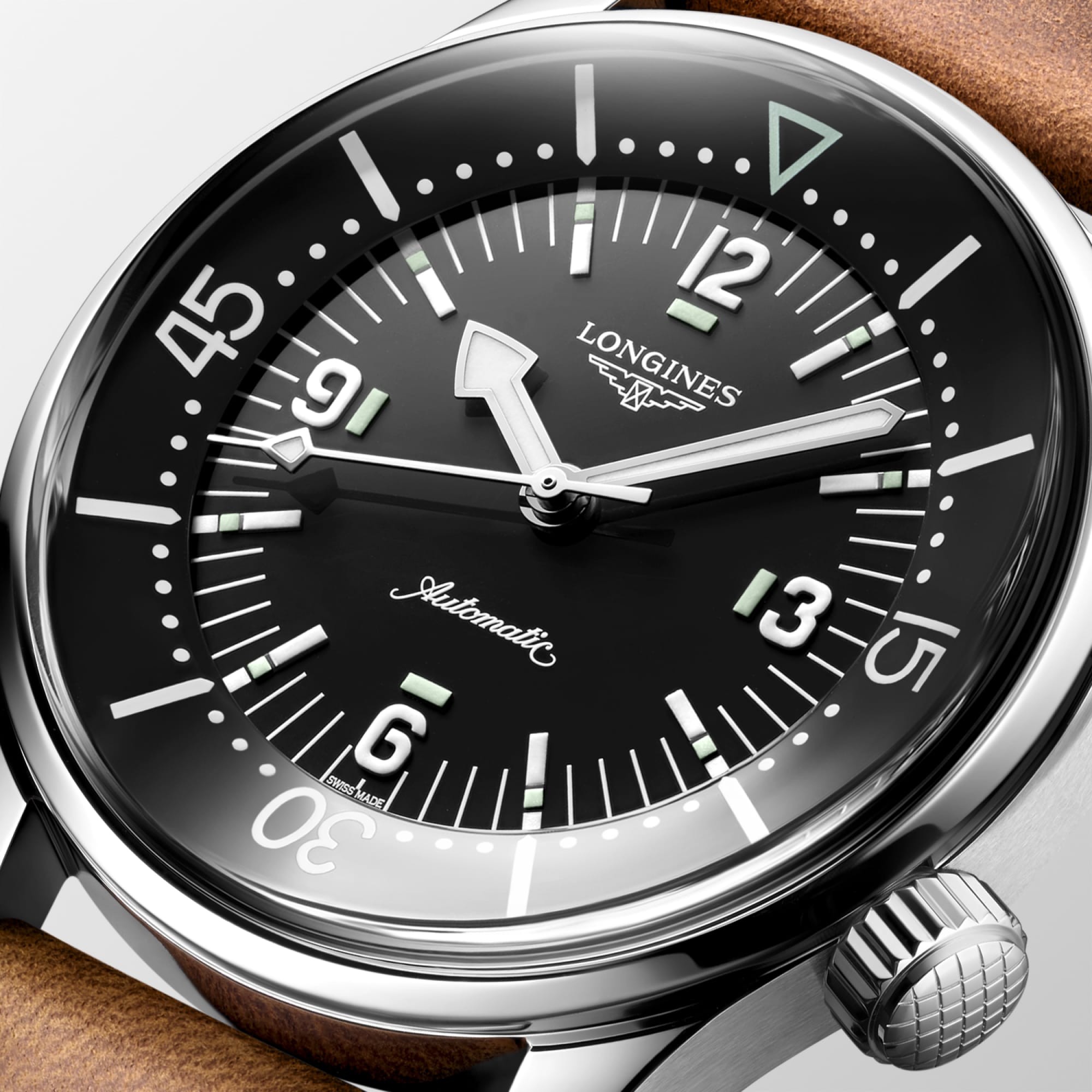 Longines Heritage Legend Diver 39mm Black Dial