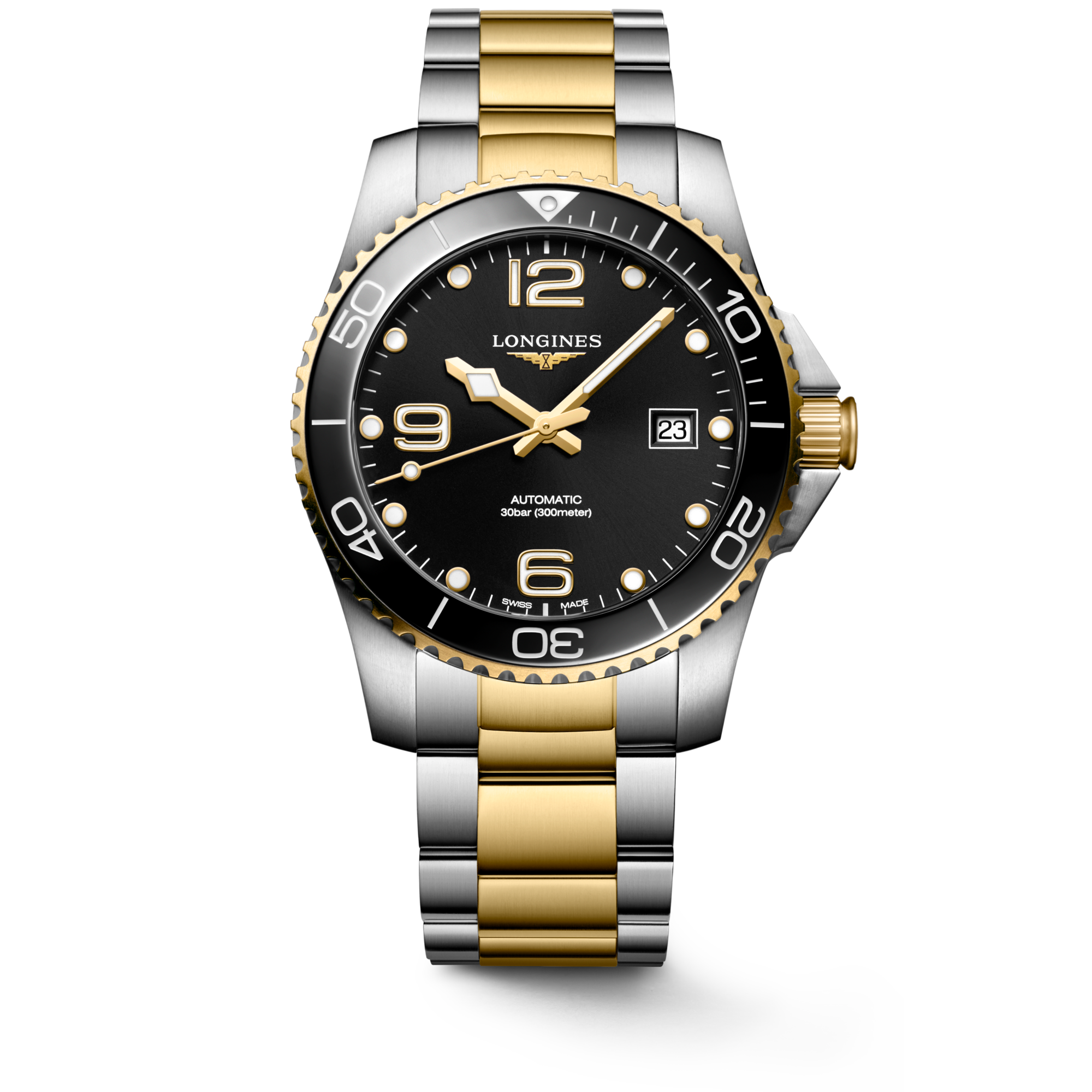 Longines HydroConquest 41mm Black Ceramic Automatic Watch