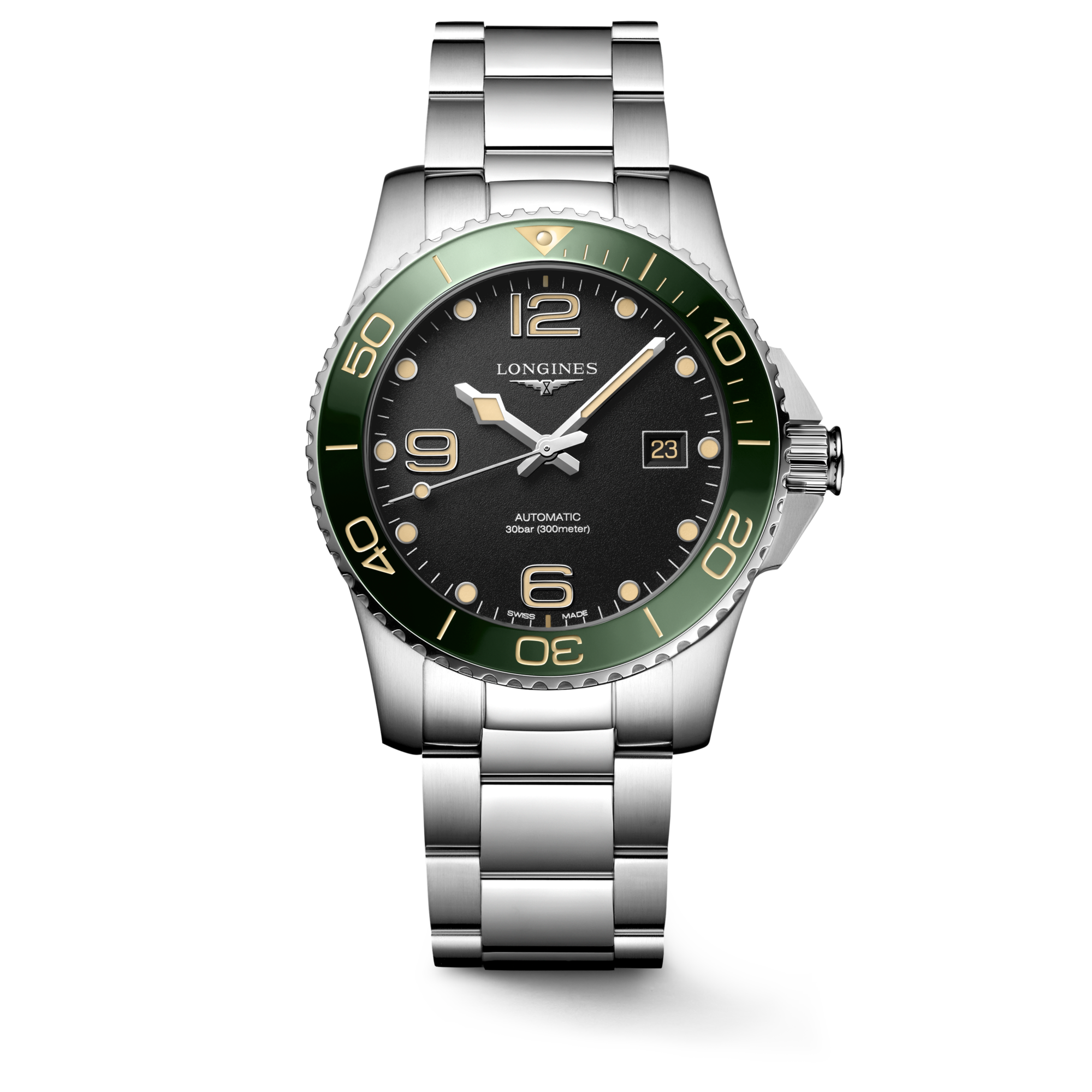 Longines HydroConquest 41mm Automatic Black Ceramic Watch
