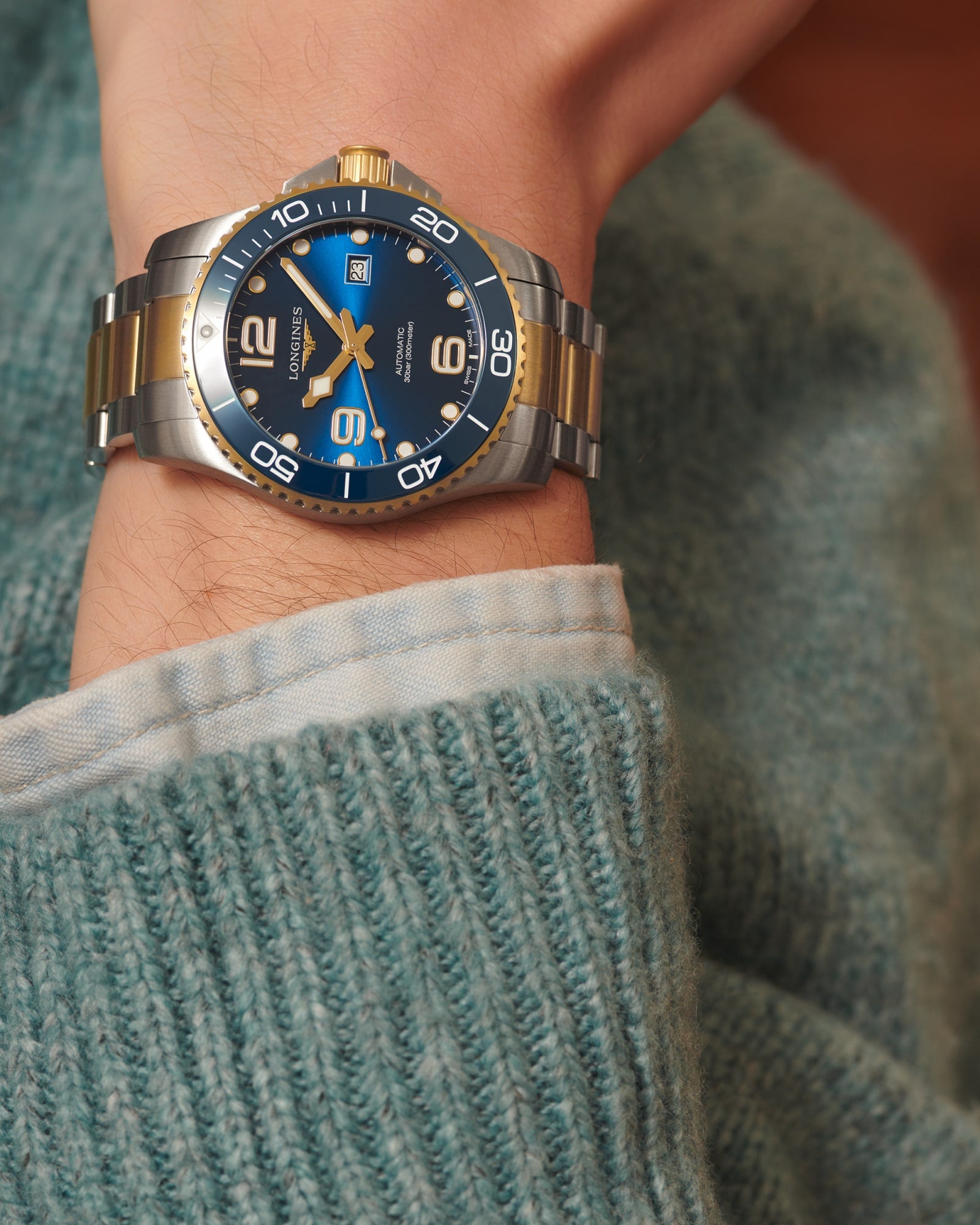 Longines HydroConquest 43mm Blue Ceramic Automatic