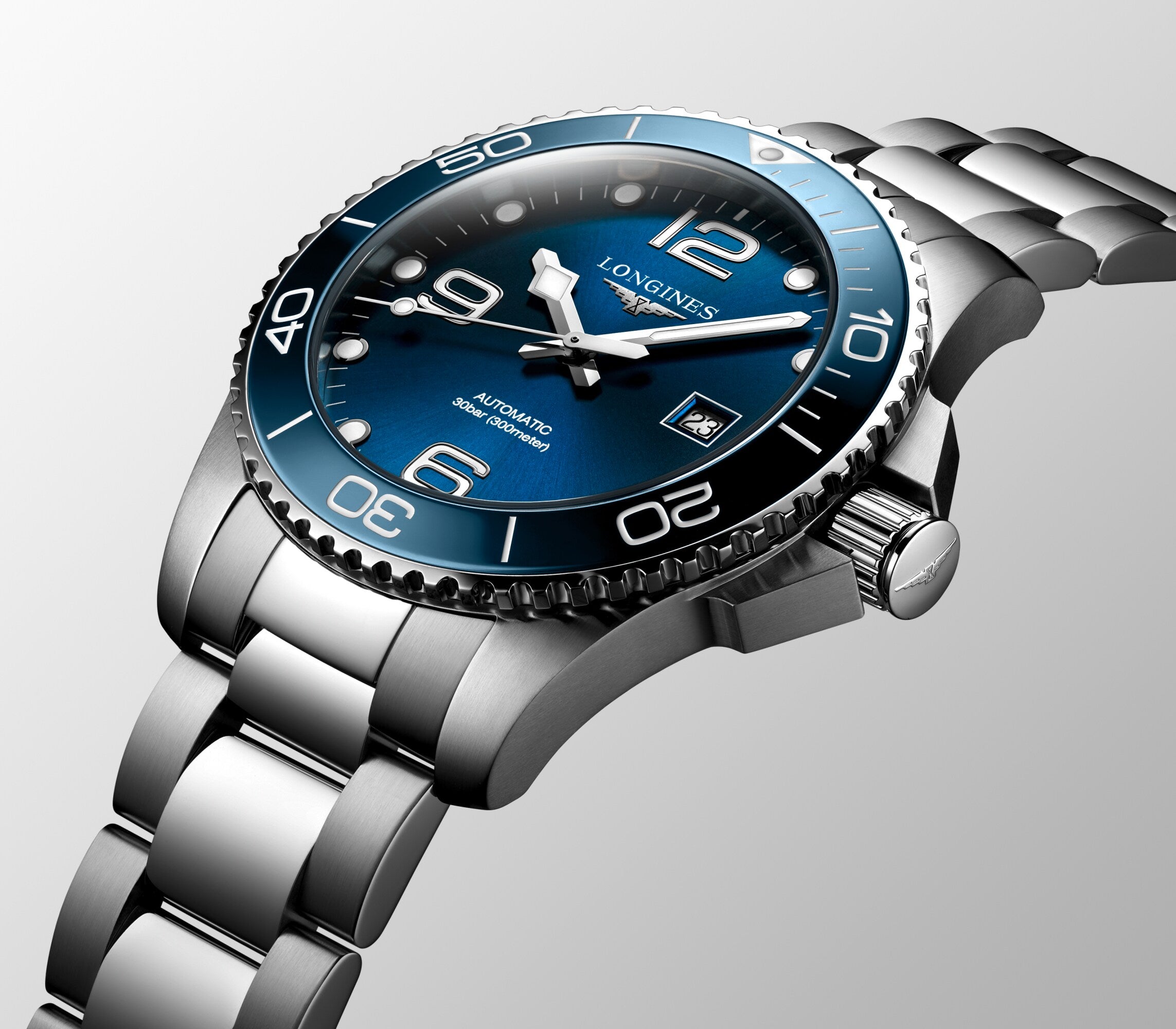 Longines HydroConquest 43mm Sunray Blue Automatic