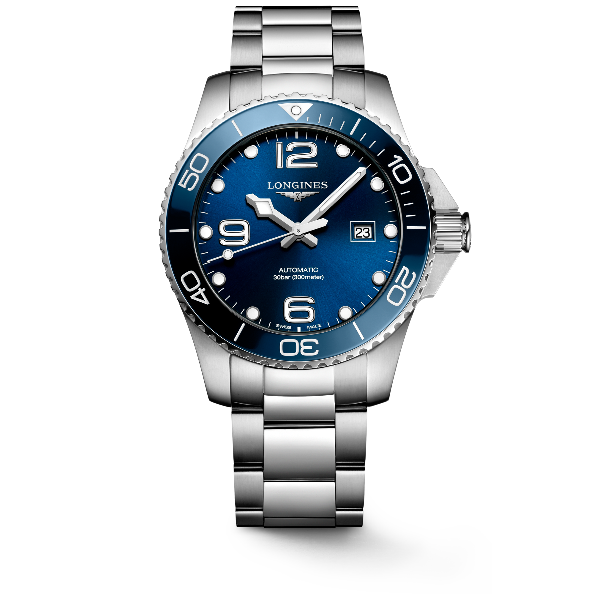 Longines HydroConquest 43mm Sunray Blue Automatic