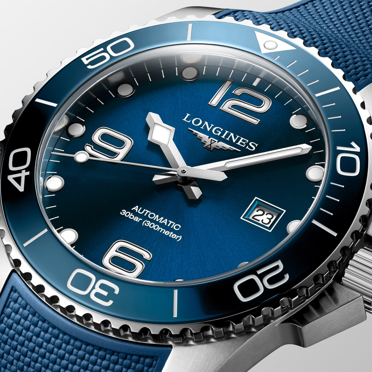 Longines HydroConquest 43mm Blue Ceramic Automatic Watch