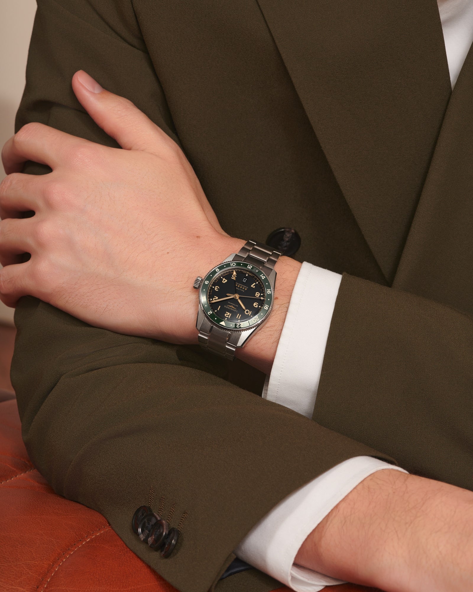 Longines Spirit Zulu Time 39mm Anthracite GMT