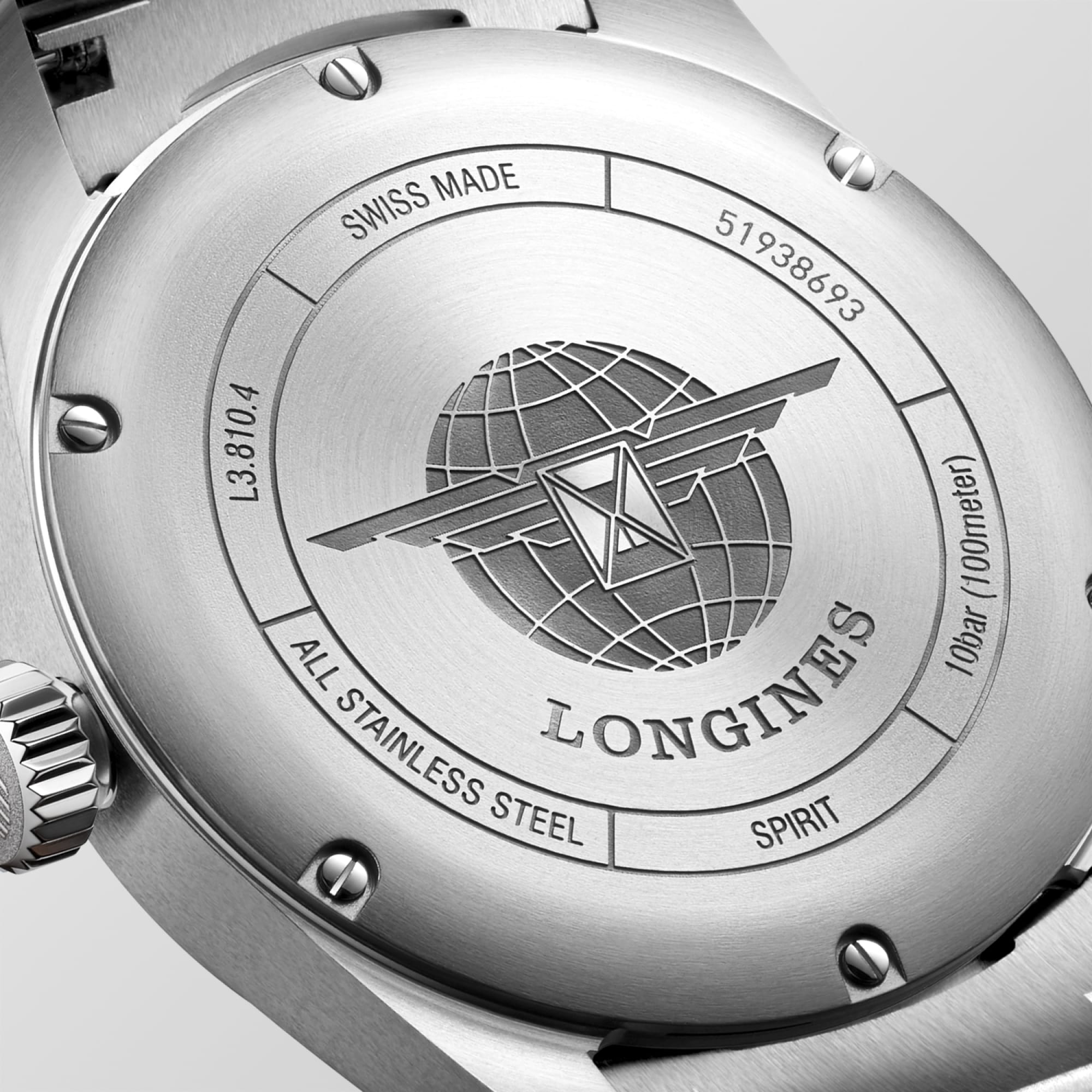 Longines Spirit 40mm Opaline Ivory Automatic Watch