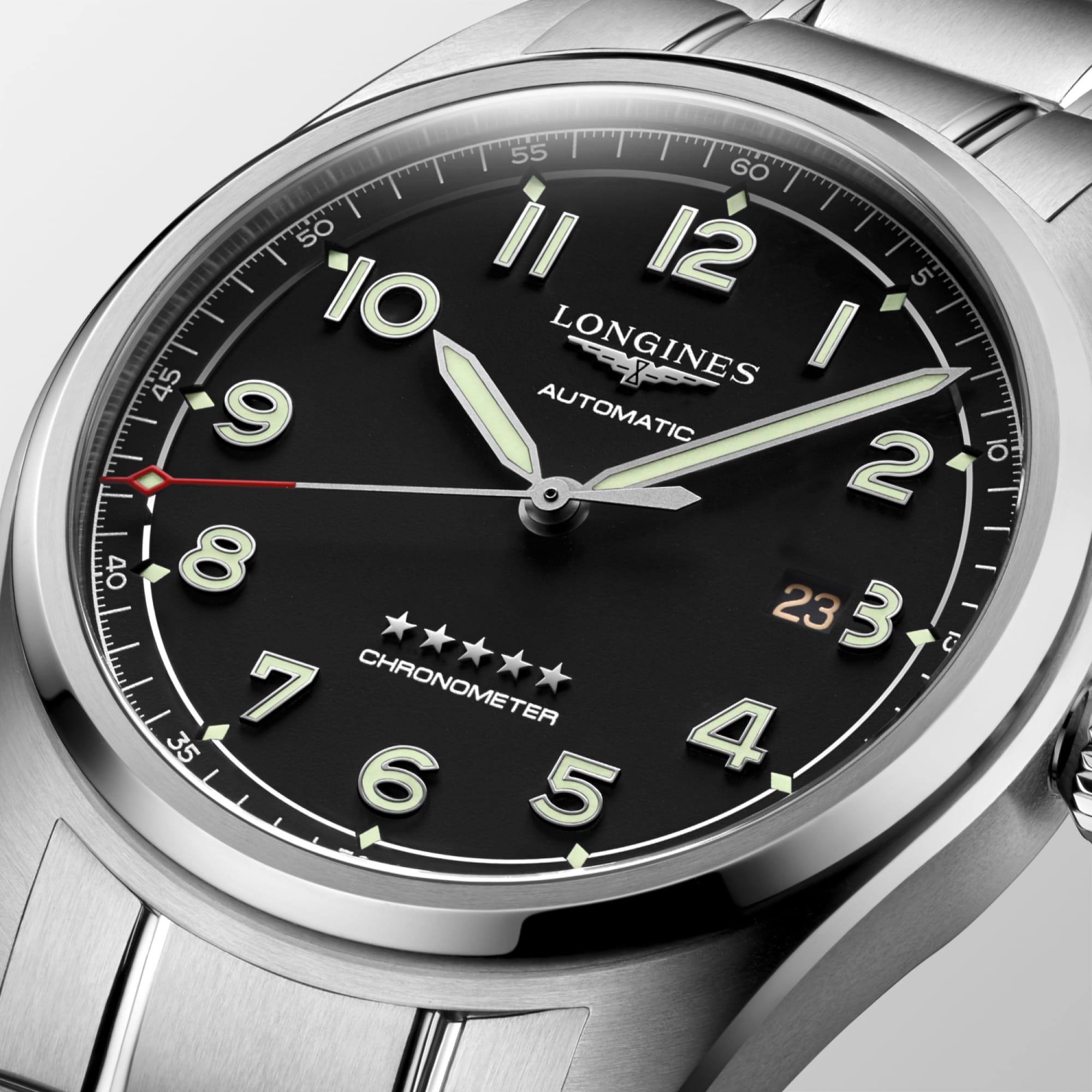 Longines Spirit Automatic 42mm Black Dial Watch