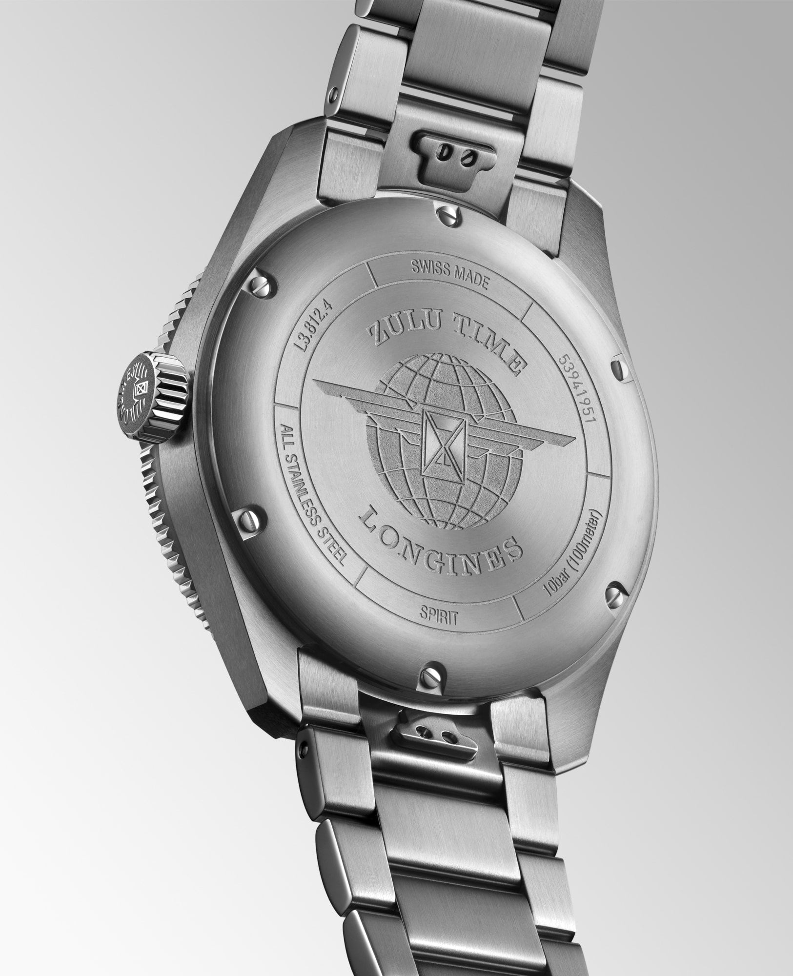 Longines Spirit Zulu Time 42mm GMT Watch