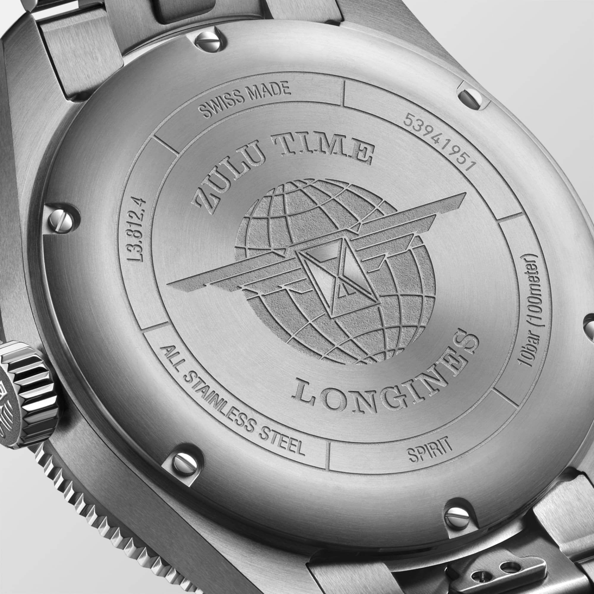 Longines Spirit Zulu Time 42mm GMT Watch