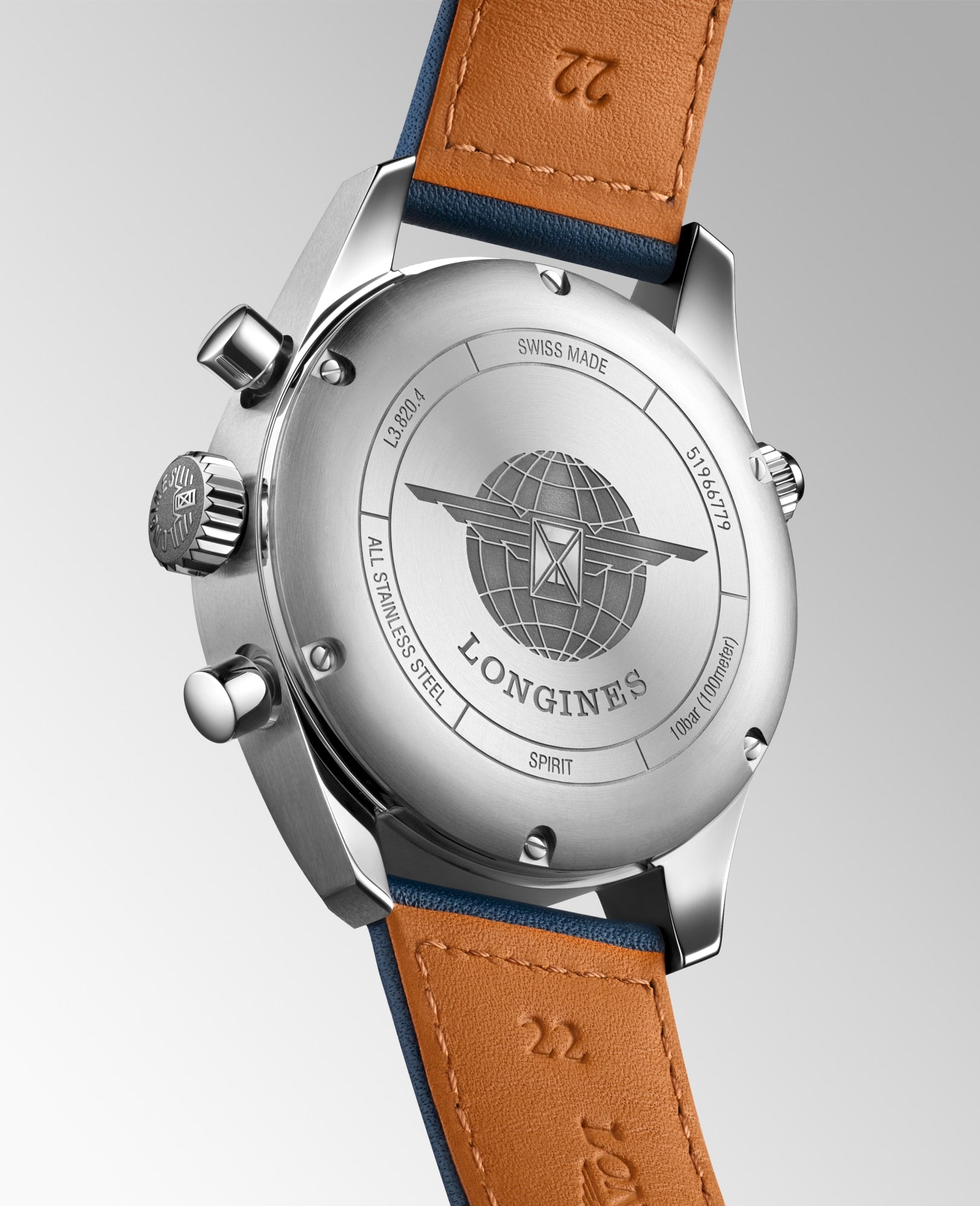 Longines Spirit Chronograph Blue Dial Watch