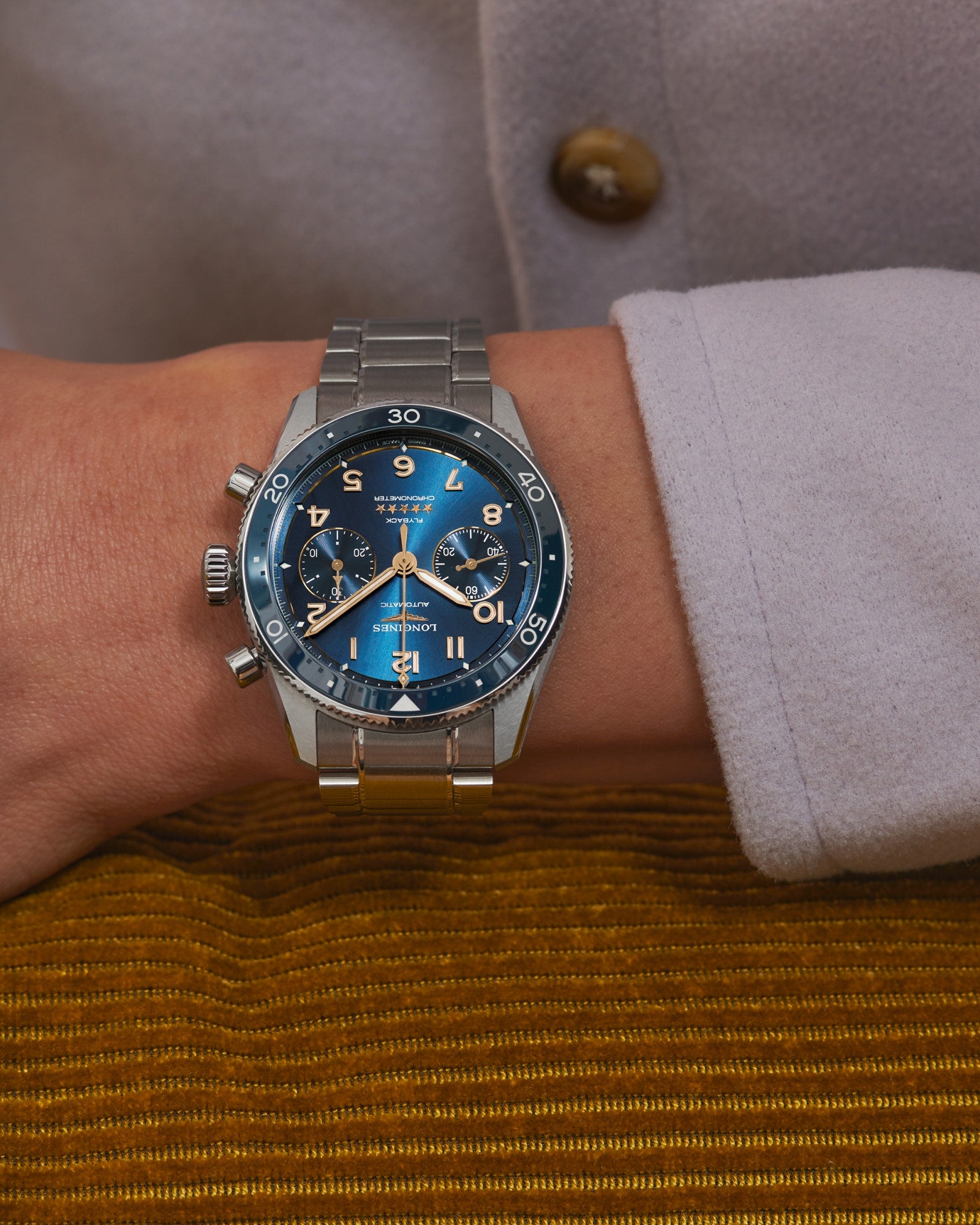 Longines Spirit Flyback 42mm Sunray Blue Watch