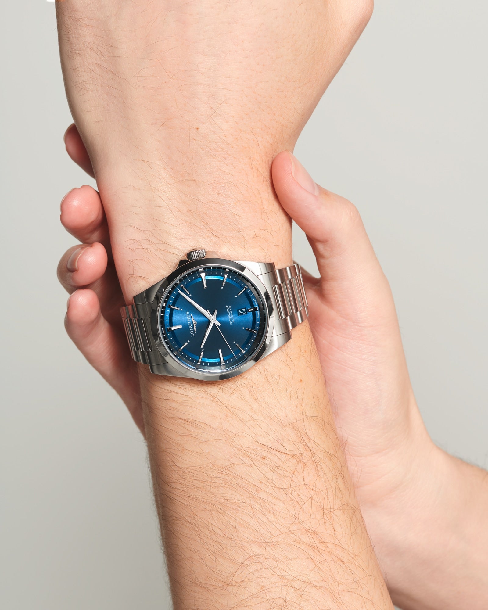 Longines Conquest Automatic Sunray Blue 41mm