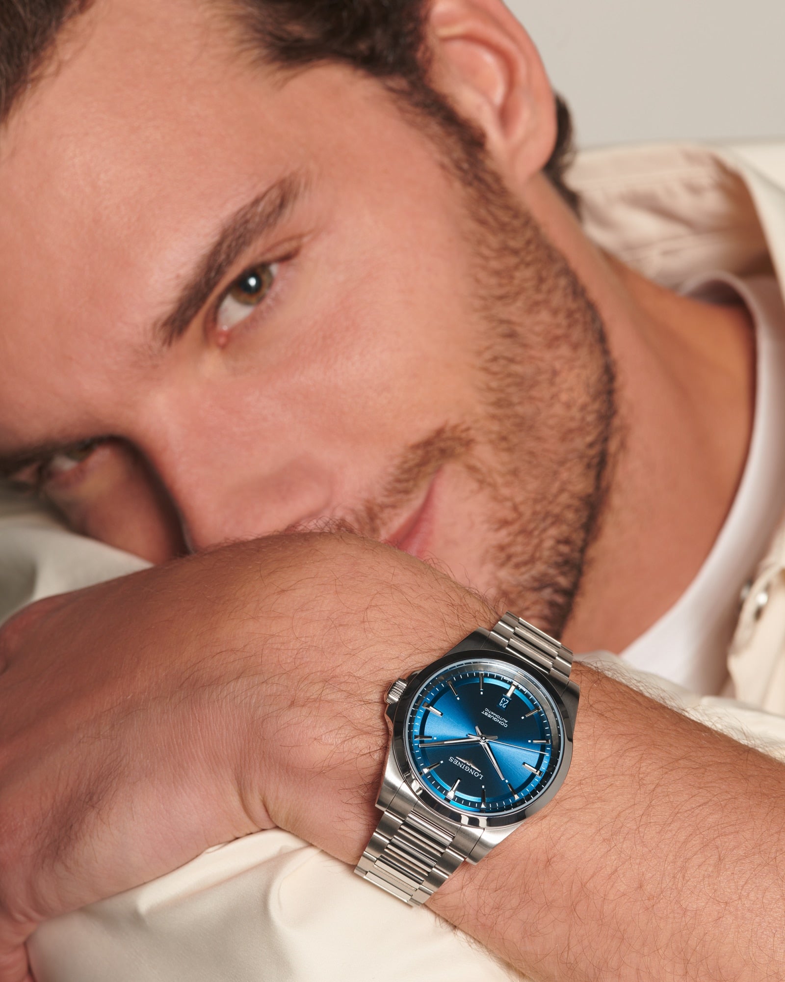 Longines Conquest Automatic Sunray Blue 41mm