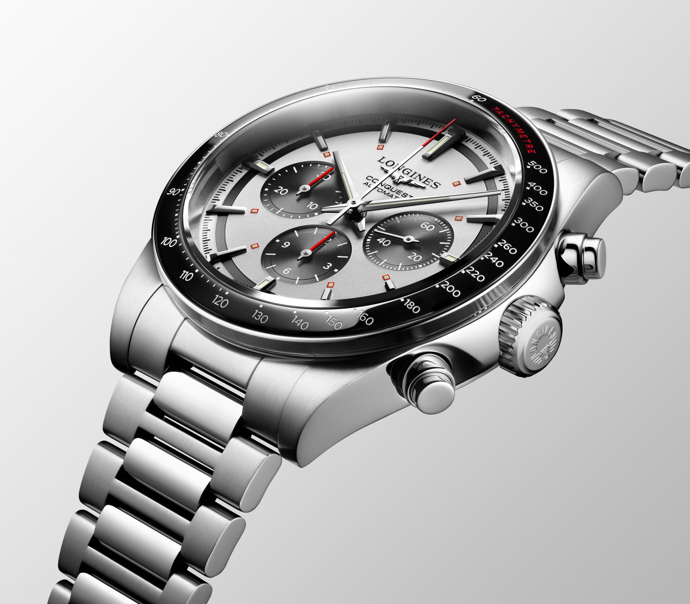 Longines Conquest Automatic Chronograph Panda Dial