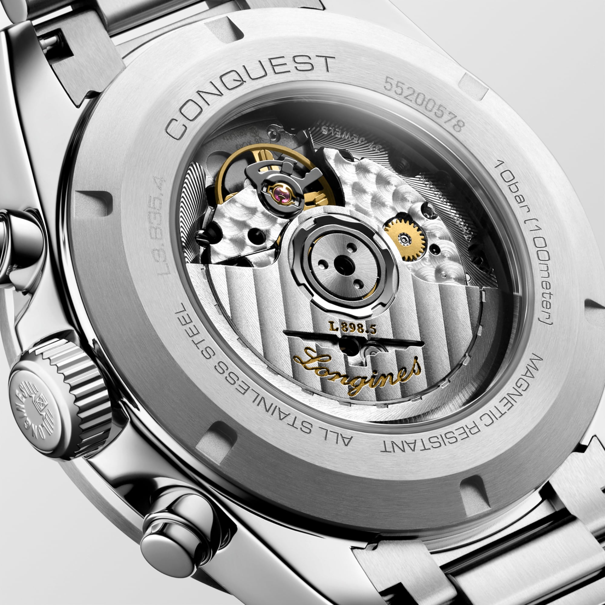 Longines Conquest Automatic Chronograph Panda Dial