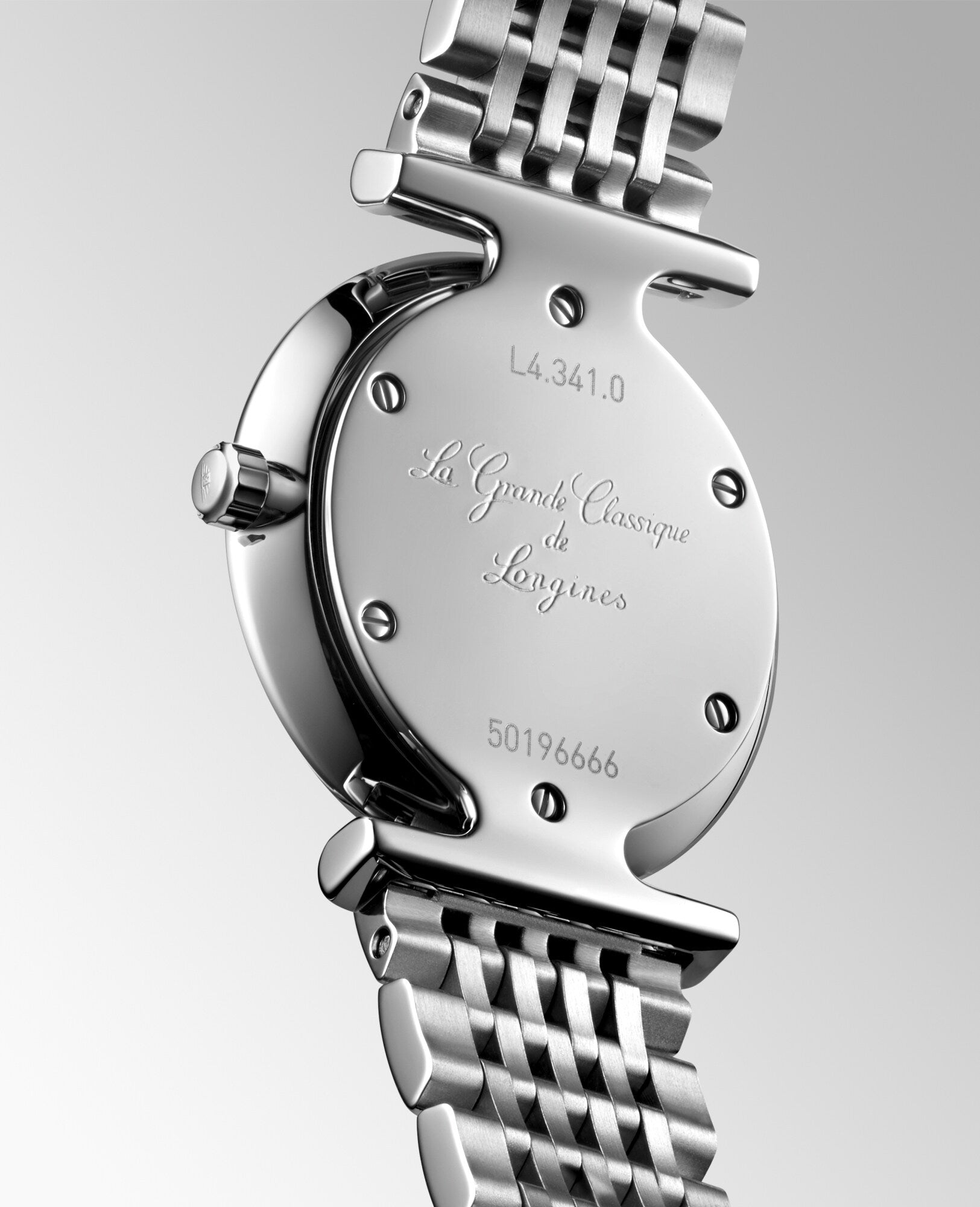Longines Ladies La Grande Classique Quartz Watch 24mm Diamond Set Bezel Mother of Pearl Dial