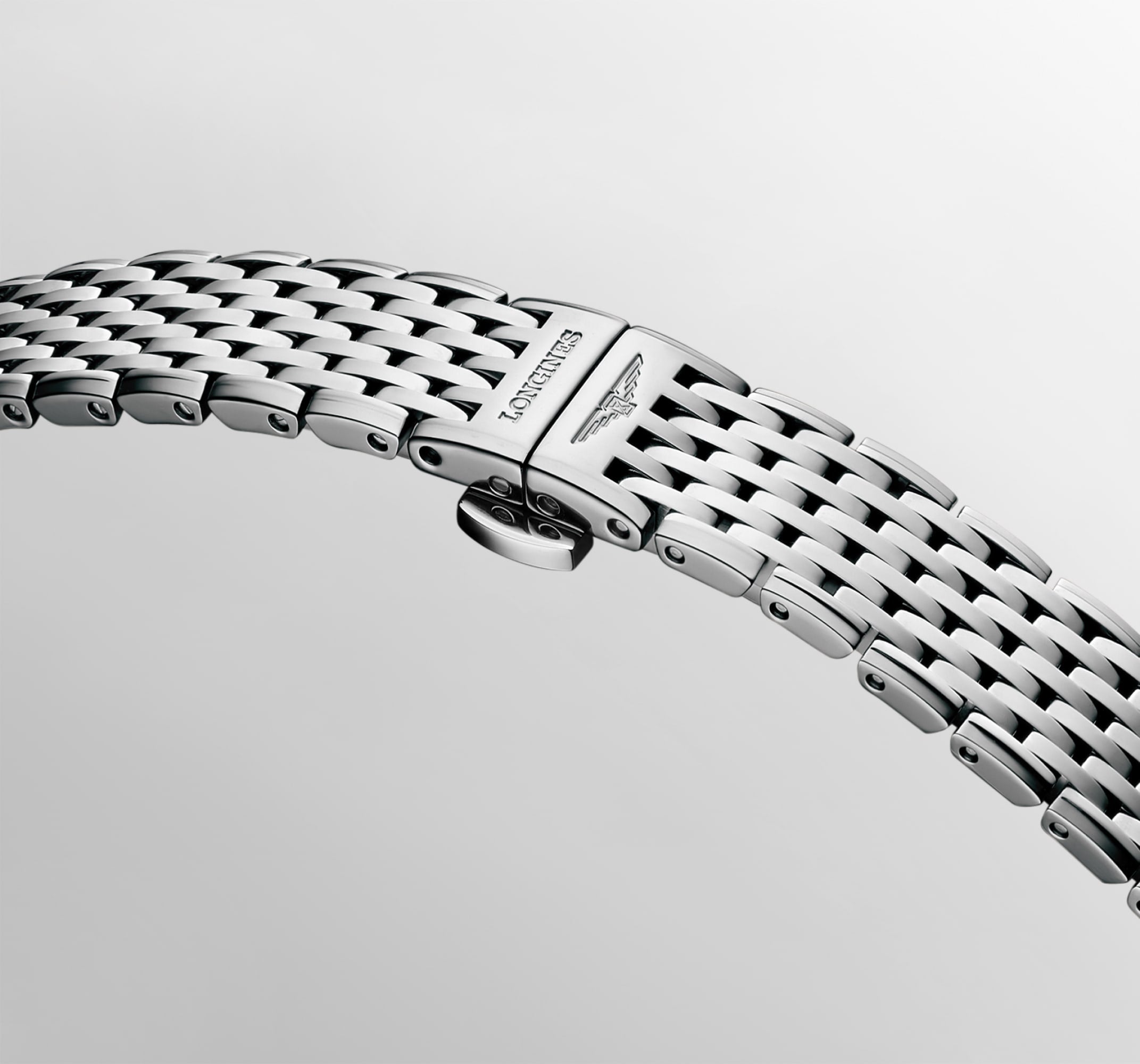 Longines Ladies La Grande Classique Quartz Watch 24mm Diamond Set Bezel Mother of Pearl Dial