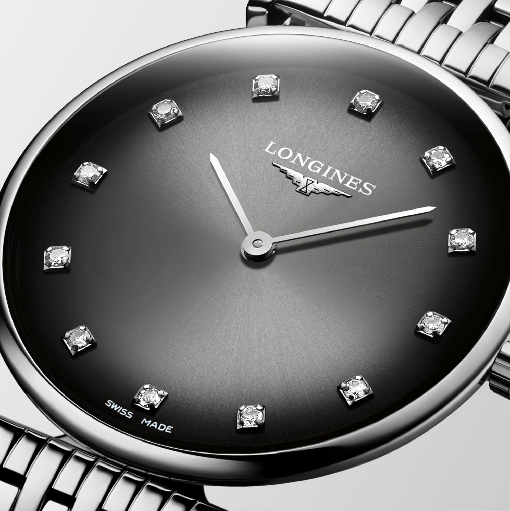 Longines La Grande Classique Grey Dial Ladies Watch