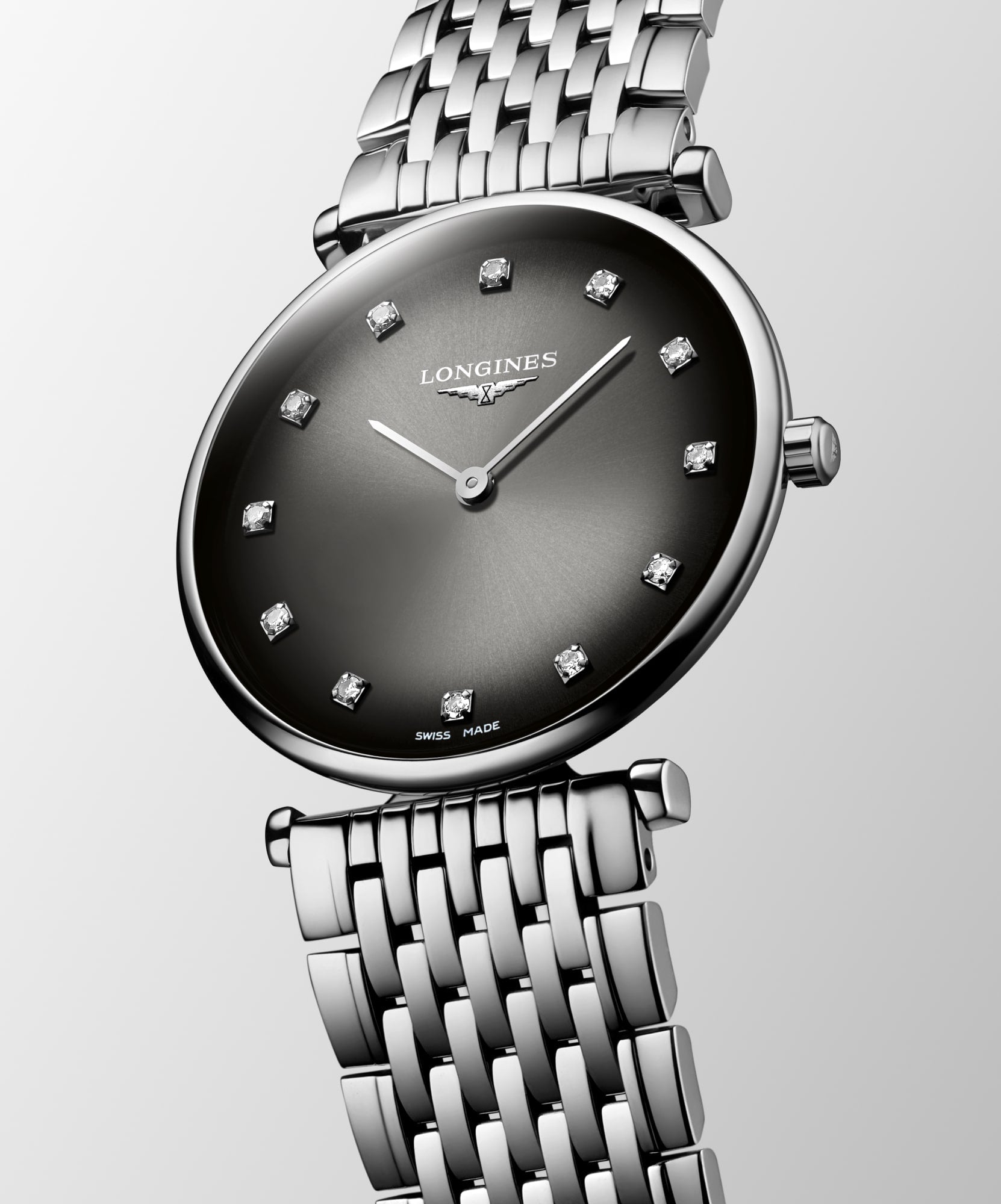 Longines La Grande Classique Grey Dial Ladies Watch