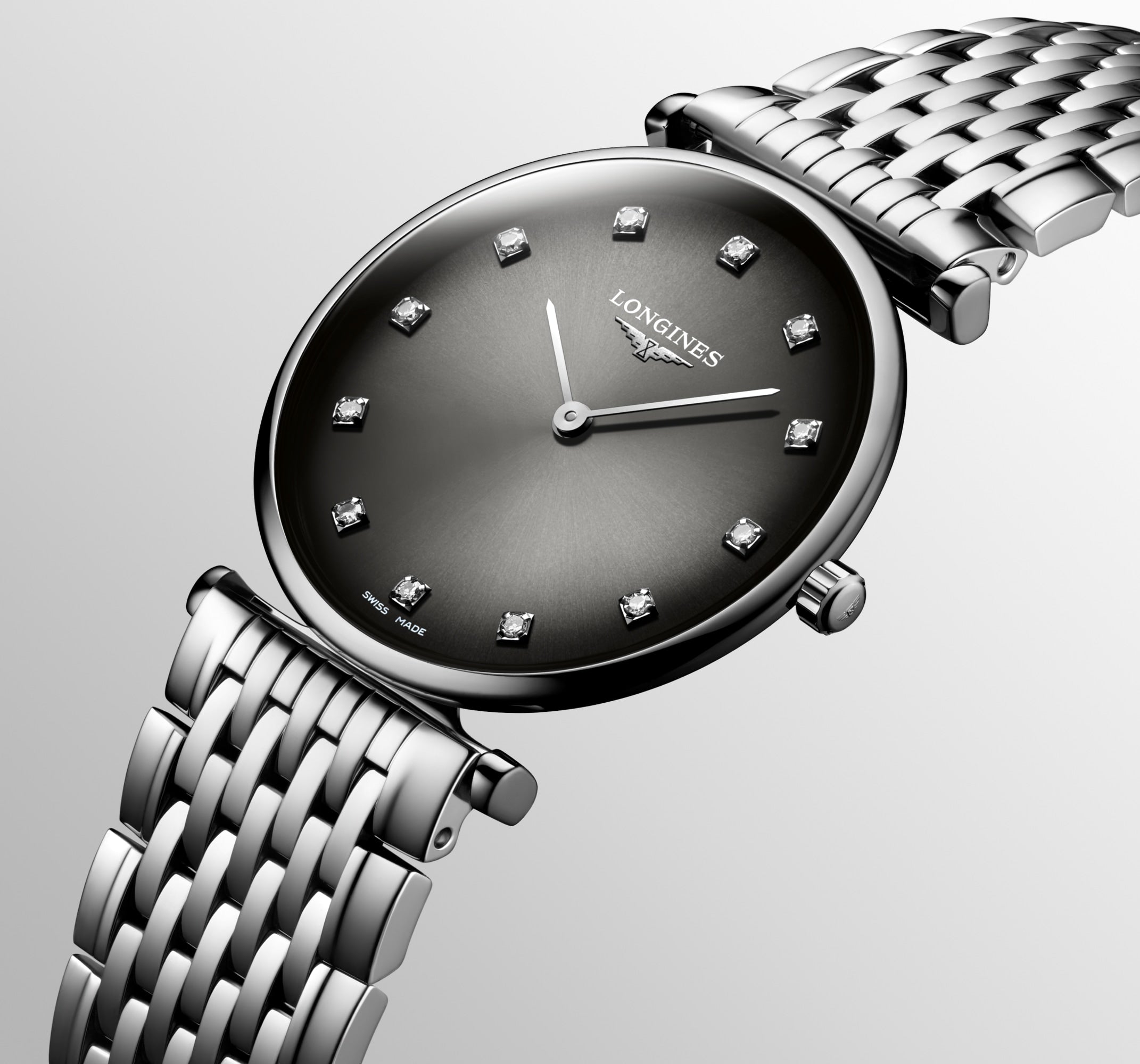 Longines La Grande Classique Grey Dial Ladies Watch